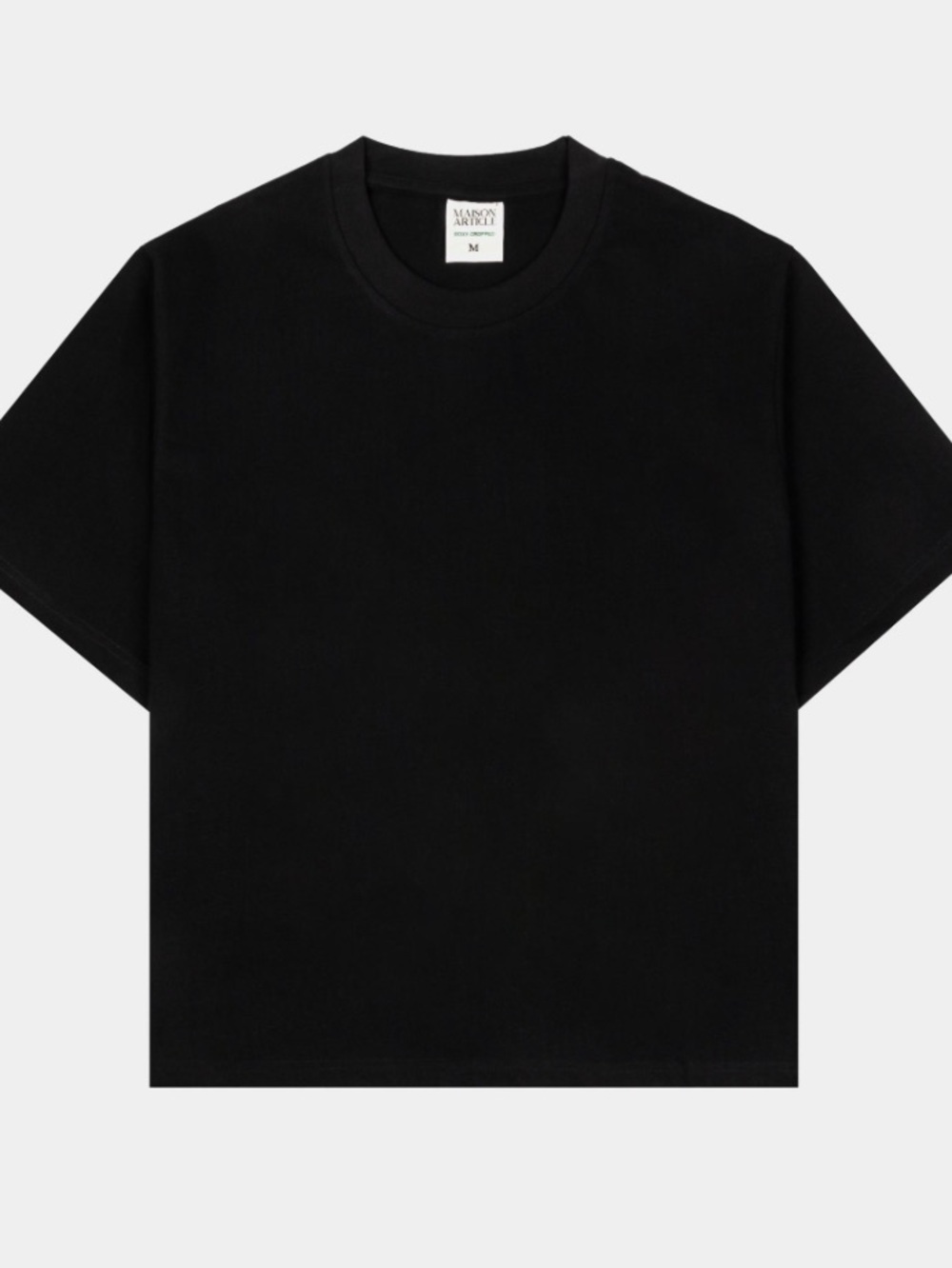 Mason & Sons Black Short Sleeve Crewneck Tee
